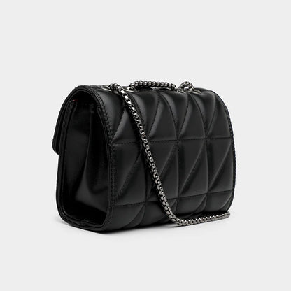 Mini Sac Matelassé Noir - Élégance Minimaliste